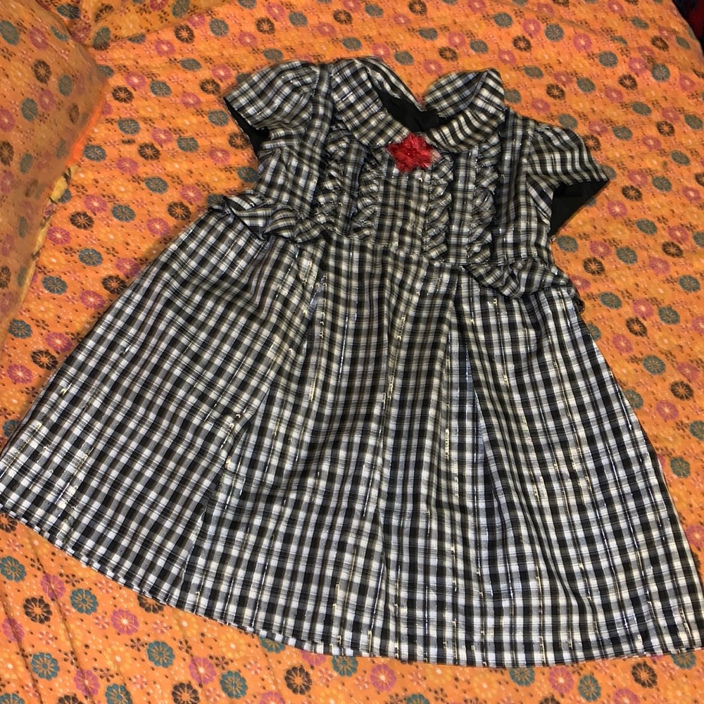 Baby Girl’s Gingham Dress for Special Occasions